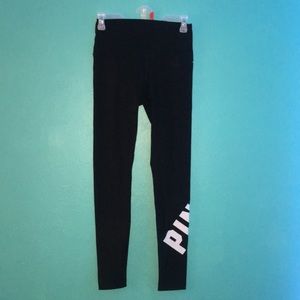 Victoria Secret PINK Black Leggings